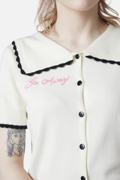 Women Dangerfield Knitwear & Cardis*Sailor Teddy Knit Top