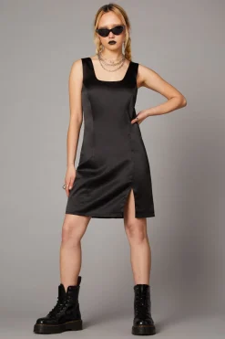 Women Black Friday Dresses & Pinafores*Satin Mini Dress