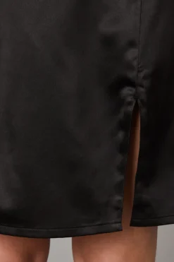 Women Black Friday Dresses & Pinafores*Satin Mini Dress