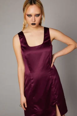 Women Black Friday Dresses & Pinafores*Satin Mini Dress
