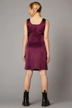 Women Black Friday Dresses & Pinafores*Satin Mini Dress