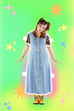 Women Black Friday Dresses & Pinafores*Scrapbook Denim Dress