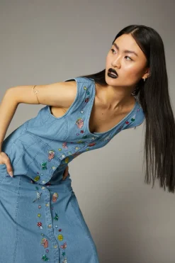 Women Black Friday Dresses & Pinafores*Scrapbook Denim Dress