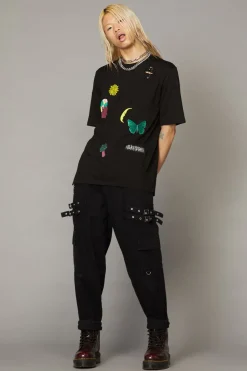 Men Black Friday Shirts & Tees*Scrapbook Distressed Tee