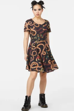 Women Dangerfield Dresses & Pinafores*Serpent Print Cotton Dress