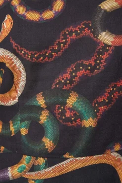 Women Dangerfield Dresses & Pinafores*Serpent Print Cotton Dress
