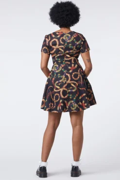 Women Dangerfield Dresses & Pinafores*Serpent Print Cotton Dress