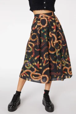 Women Dangerfield Skirts & Skorts*Serpent Print Pleated Skirt