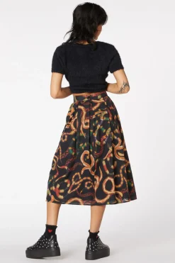 Women Dangerfield Skirts & Skorts*Serpent Print Pleated Skirt