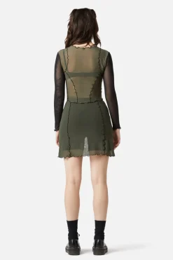 Women Dangerfield Blouses & Tops*Sheer Mesh Babylock Top