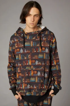 Men Black Friday Jumpers & Knits*Shellys Library Print Hoodi