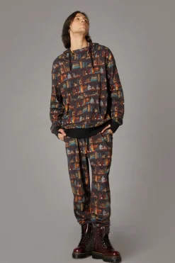 Men Black Friday Jumpers & Knits*Shellys Library Print Hoodi