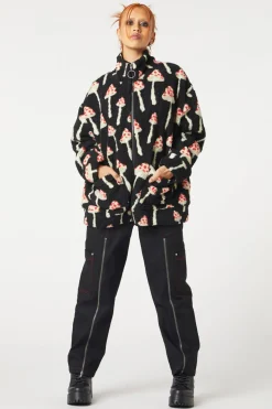 Women Dangerfield Jackets & Coats*Shroom Cap Fleece Jacket