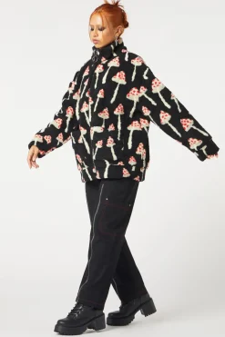 Women Dangerfield Jackets & Coats*Shroom Cap Fleece Jacket