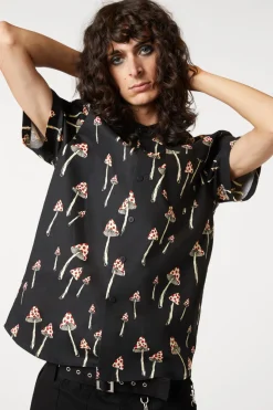 Men Dangerfield Shirts & Tees*Shroom Cap Short Sleeve Shirt