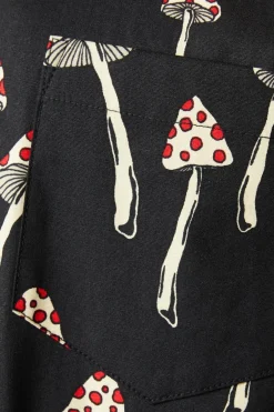 Men Dangerfield Shirts & Tees*Shroom Cap Short Sleeve Shirt