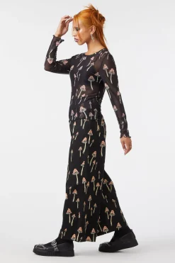 Women Dangerfield Blouses & Tops*Shroom Mesh Printed Top