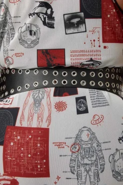 Accessories Black Friday Belts & Harnesses*Silver Eyelet Waist Belt