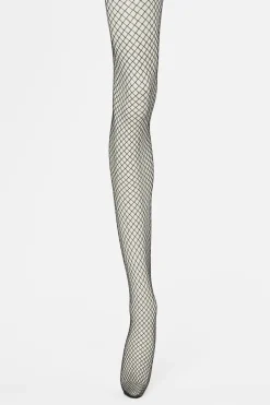 Accessories Dangerfield Socks & Tights*Silver Glitter Fishnets