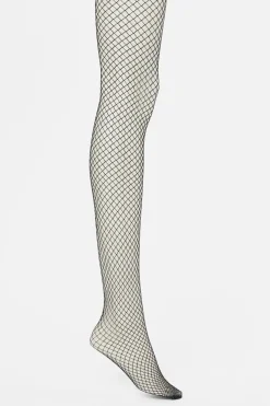Accessories Dangerfield Socks & Tights*Silver Glitter Fishnets