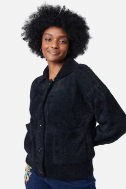 Women Dangerfield Knitwear & Cardis*Sisters Collar Fluffy Cardi