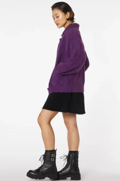 Women Dangerfield Knitwear & Cardis*Sisters Collar Fluffy Cardi