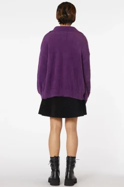 Women Dangerfield Knitwear & Cardis*Sisters Collar Fluffy Cardi