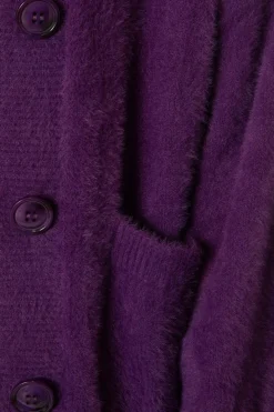 Women Dangerfield Knitwear & Cardis*Sisters Collar Fluffy Cardi