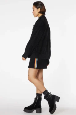 Women Dangerfield Knitwear & Cardis*Sisters Collar Fluffy Cardi