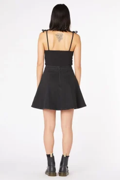 Women Dangerfield Skirts & Skorts*Skater Denim Mini Skirt