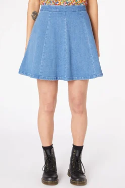 Women Dangerfield Skirts & Skorts*Skater Denim Mini Skirt