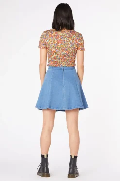 Women Dangerfield Skirts & Skorts*Skater Denim Mini Skirt