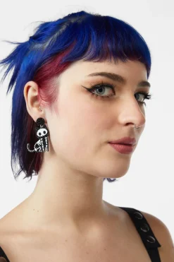 Accessories Dangerfield Jewellery*Skeleton Cat Earrings