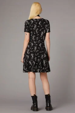 Women Black Friday Dresses & Pinafores*Skeleton Mermaid Print Dress