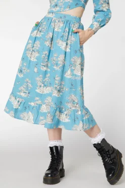 Women Dangerfield Skirts & Skorts*Skelly Toile Frill Midi Skirt