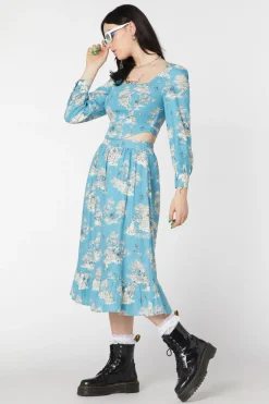 Women Dangerfield Skirts & Skorts*Skelly Toile Frill Midi Skirt