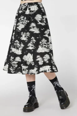Women Dangerfield Skirts & Skorts*Skelly Toile Frill Midi Skirt