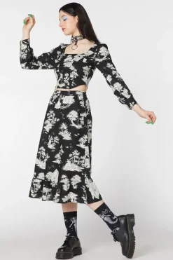 Women Dangerfield Skirts & Skorts*Skelly Toile Frill Midi Skirt