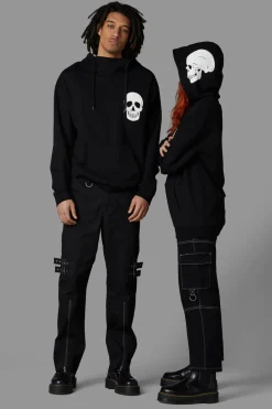 Men Black Friday Jumpers & Knits*Skull Hoodie