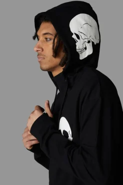 Men Black Friday Jumpers & Knits*Skull Hoodie