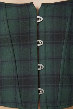 Women Dangerfield Corsets & Harnesses*Social Class Tartan Corset