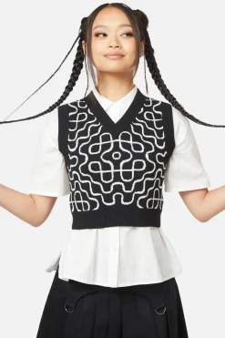 Women Black Friday Blouses & Tops*Soundwave Cropped Knit