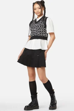 Women Black Friday Blouses & Tops*Soundwave Cropped Knit