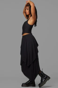 Women Black Friday Skirts & Skorts*Soundwave Layered Skirt