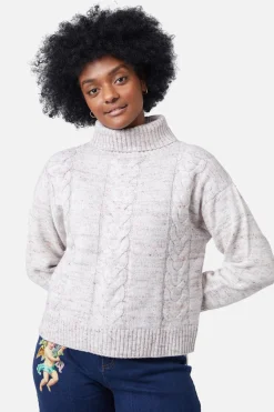 Women Dangerfield Knitwear & Cardis*Space Dye Cable Boxy Knit