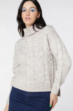 Women Dangerfield Knitwear & Cardis*Space Dye Cable Boxy Knit