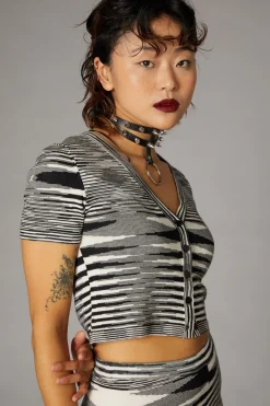 Women Black Friday Knitwear & Cardis*Space Dyed Knit Cardi