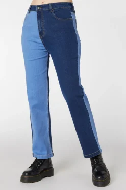 Women Dangerfield Pants & Jumpsuits*Split Wash Denim Jeans