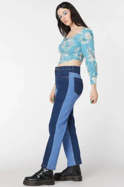 Women Dangerfield Pants & Jumpsuits*Split Wash Denim Jeans