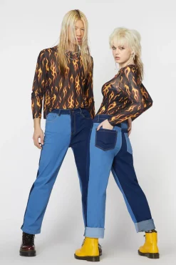 Men Dangerfield Pants & Shorts*Split Wash Denim Unisex Jean